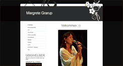 Desktop Screenshot of margretegrarup.dk
